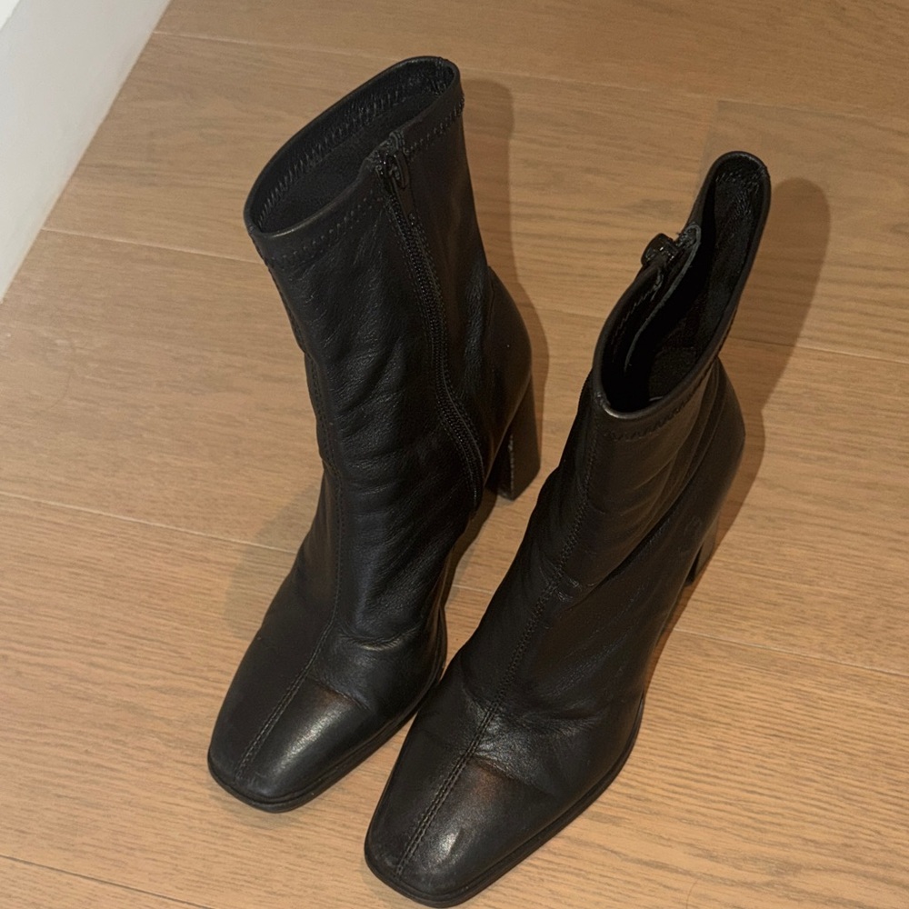 Tony Bianco Black Heeled Boots